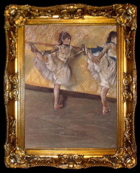 framed  Edgar Degas ballerina, ta009-2